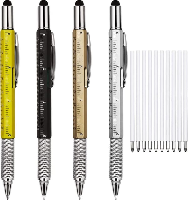Father's Day Multitool Pen Set - 6-in-1 Gifts for Dad