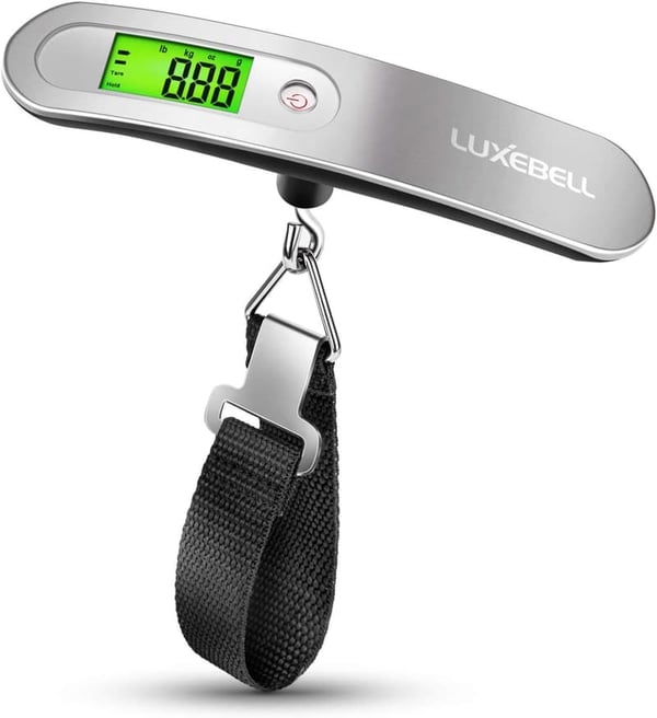 Handheld Digital Luggage Scale for Travelers, 110 lbs Capacity