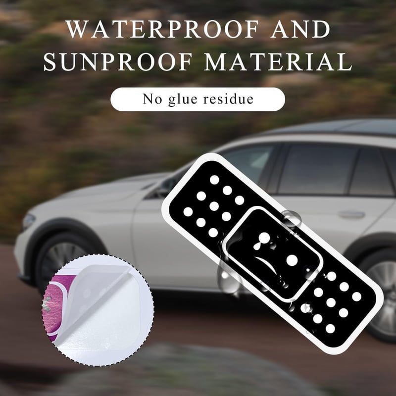 Funny Car Bandage Decal Stickers - Waterproof Auto Accessories