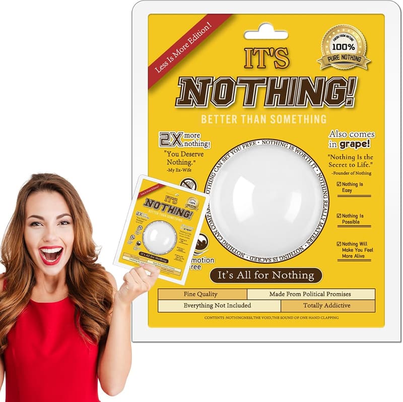 Funny Gag Gift: 'The Gift of Nothing' Prank Package