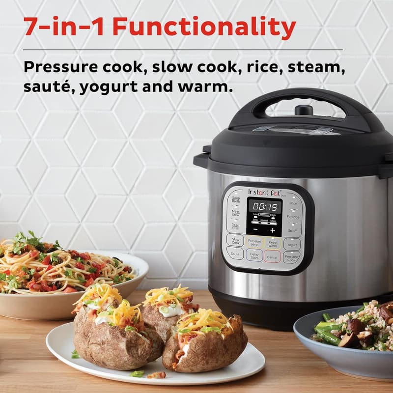 Instant Pot Duo Mini 7-in-1 Electric Pressure Cooker, 3 Quart