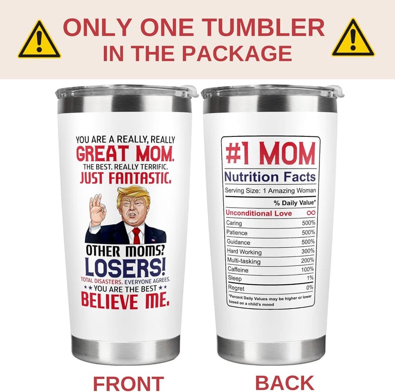 Mother's Day 20 oz Stainless Steel Tumbler for Mom