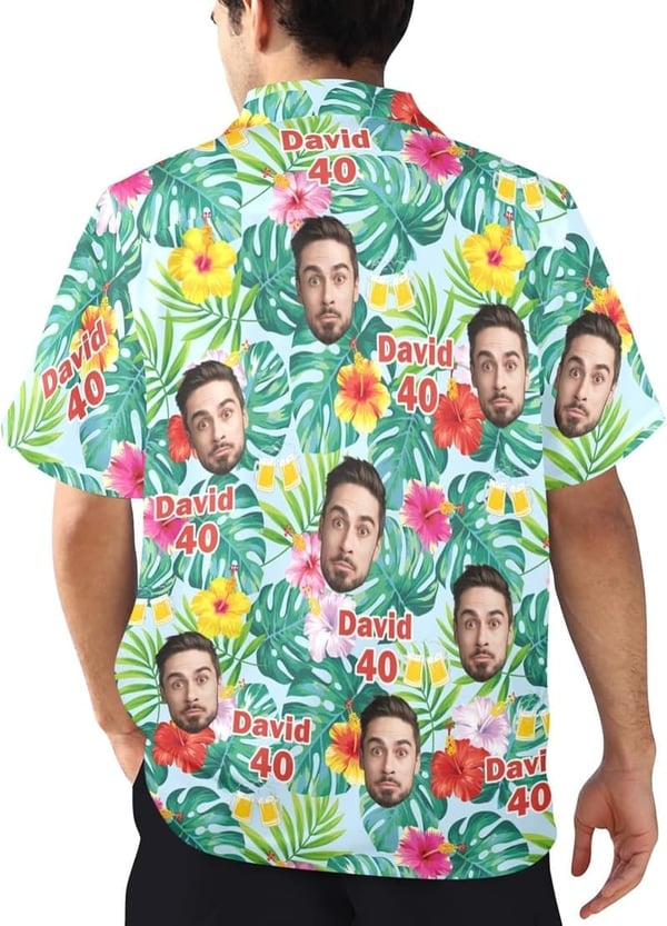 Custom Photo Hawaiian Shirt for Men