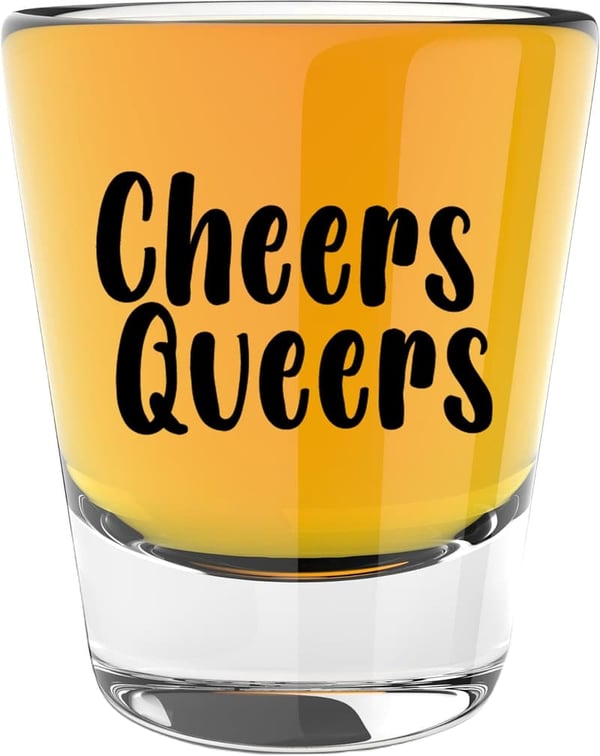 Pride Month Shot Glasses - Funny Gifts for LGBTQ+ Adults