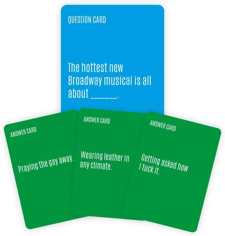 LGBTQ Party Card Game - 350 Sassy Cards for Drag Race Fun