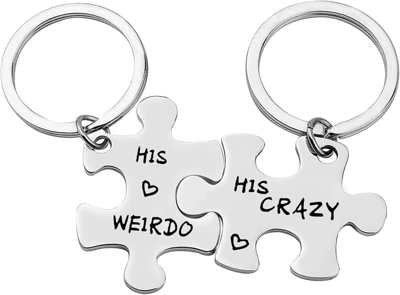 Gay Pride Keychain Set for Men - Perfect Gift for Couples