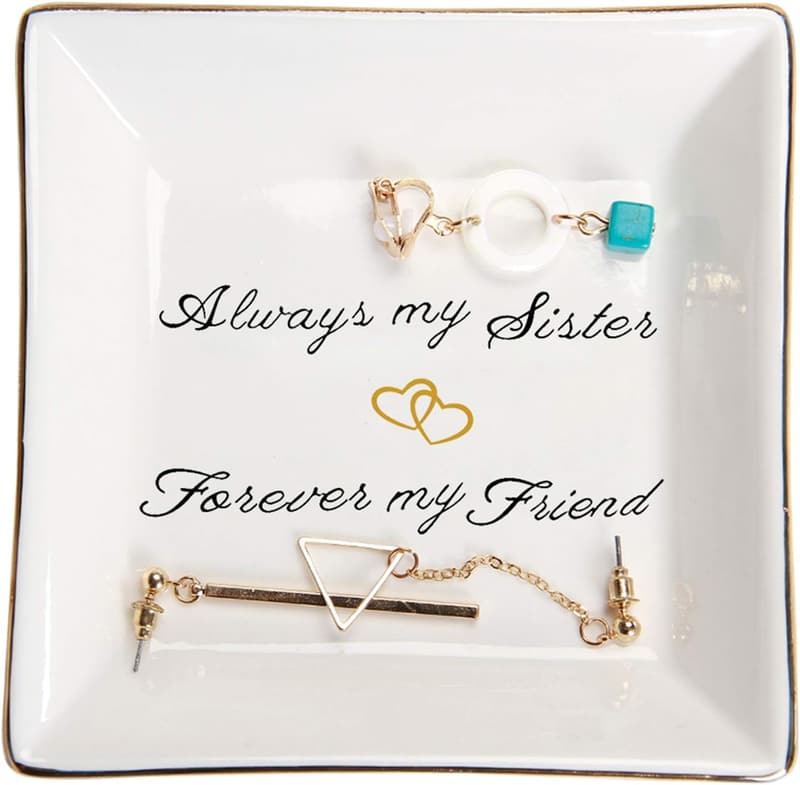 Ceramic Ring Dish Jewelry Tray for Mom and Friends