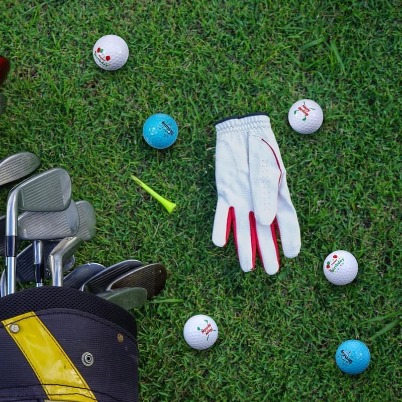 Funny Golf Balls Gift Set - 6 Pack for Birthdays