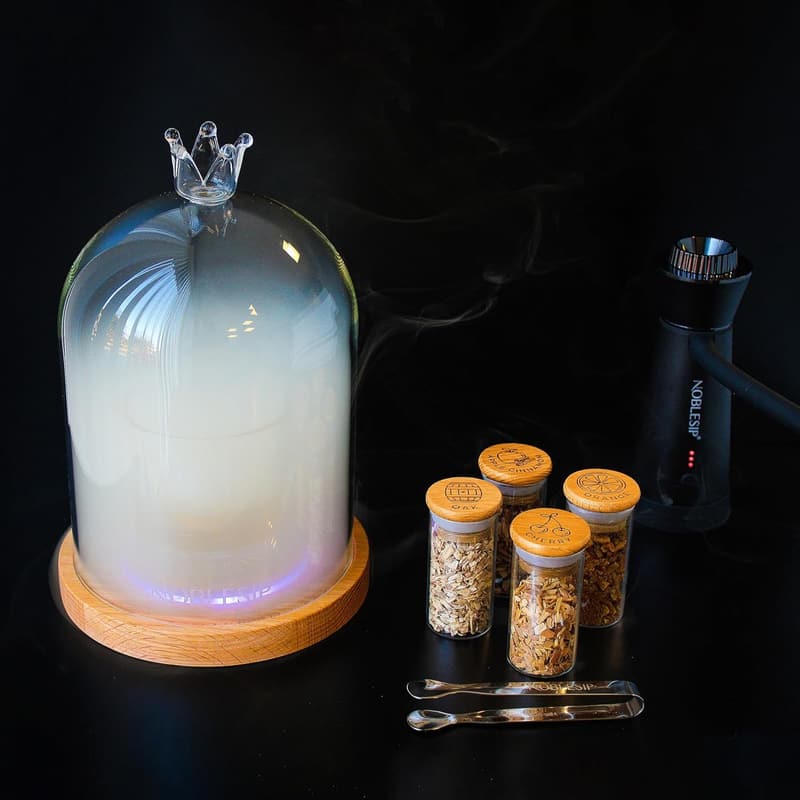Father's Day Cocktail Smoker Kit with Glass Dome & Wood Chips