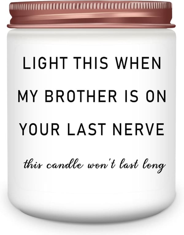 Funny Lavender Scented Candle Gifts for Sister-in-Law