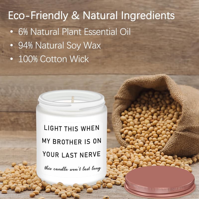 Funny Lavender Scented Candle Gifts for Sister-in-Law