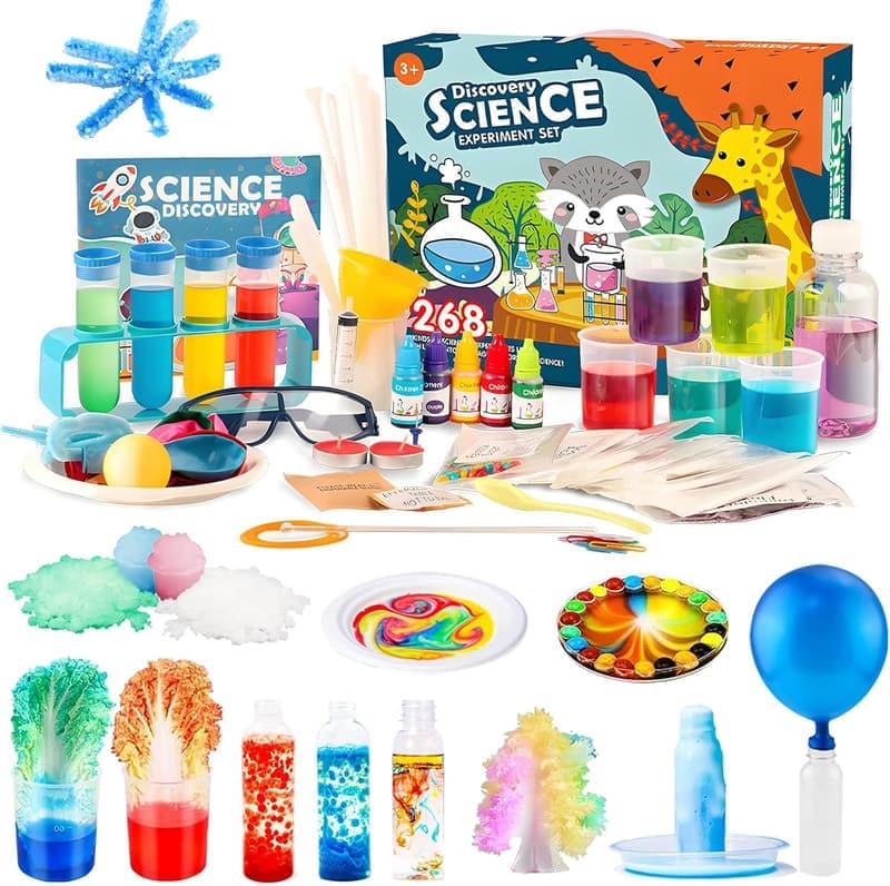 STEM Science Kit with 268 Experiments for Kids Ages 6-12