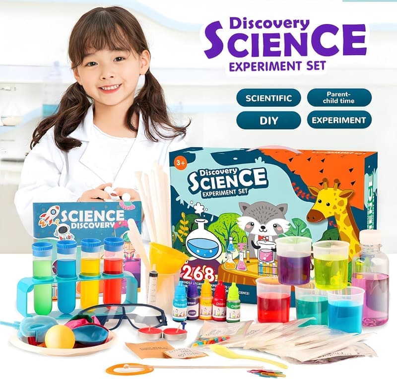 STEM Science Kit with 268 Experiments for Kids Ages 6-12
