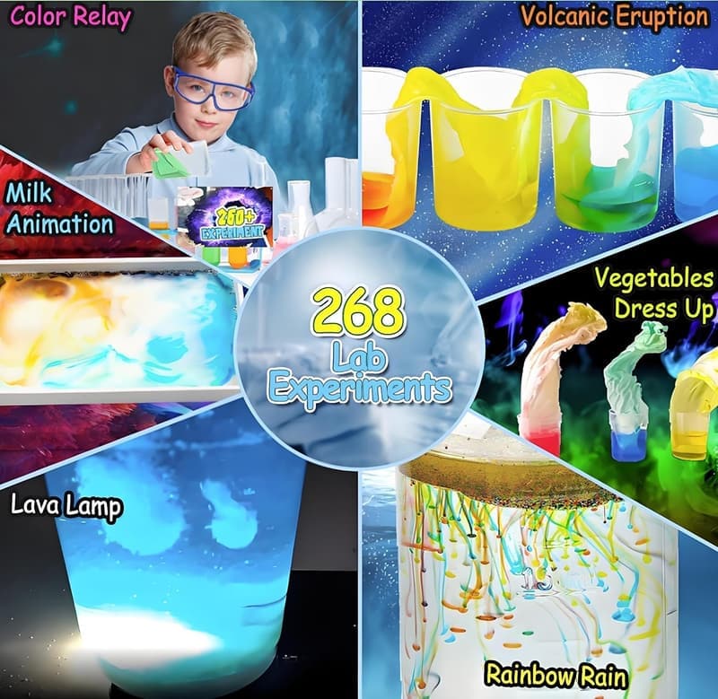 STEM Science Kit with 268 Experiments for Kids Ages 6-12