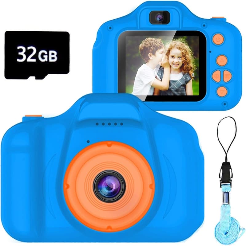 Kids' HD Digital Selfie Camera with 32GB Card - Age 3-9