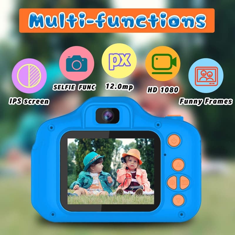 Kids' HD Digital Selfie Camera with 32GB Card - Age 3-9