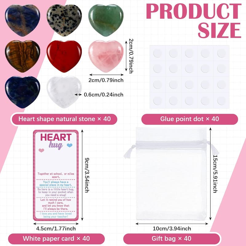 End of Year Graduation Gifts: Heart-Shaped Pocket Hug Tokens for Students