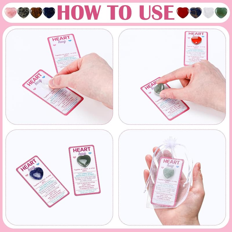 End of Year Graduation Gifts: Heart-Shaped Pocket Hug Tokens for Students