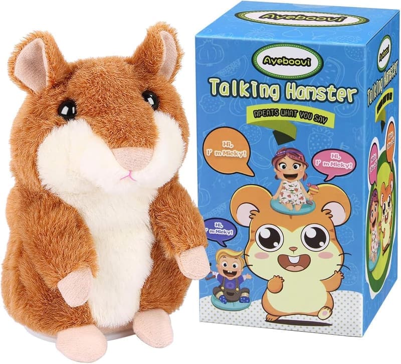 Interactive Talking Hamster Toy for Toddler Birthday Gift