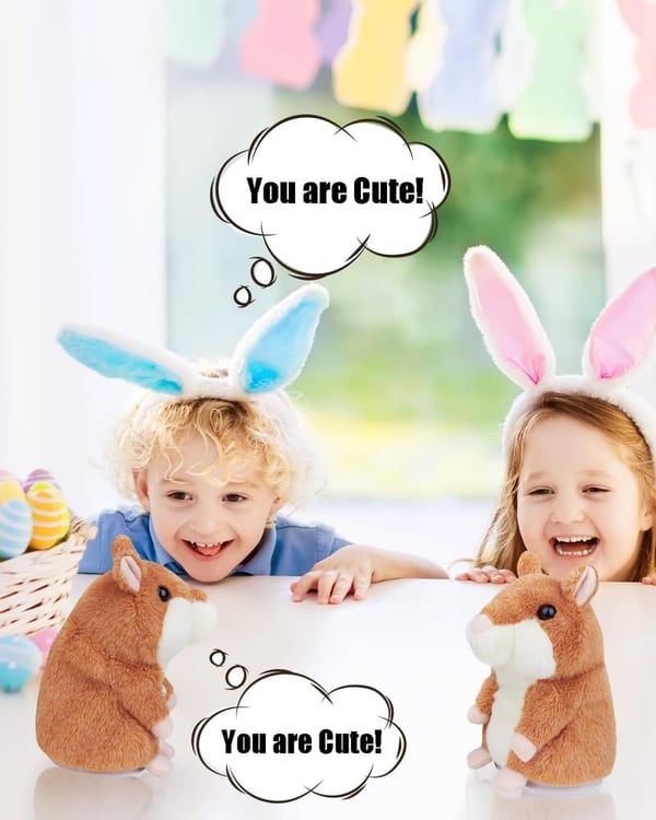 Interactive Talking Hamster Toy for Toddler Birthday Gift