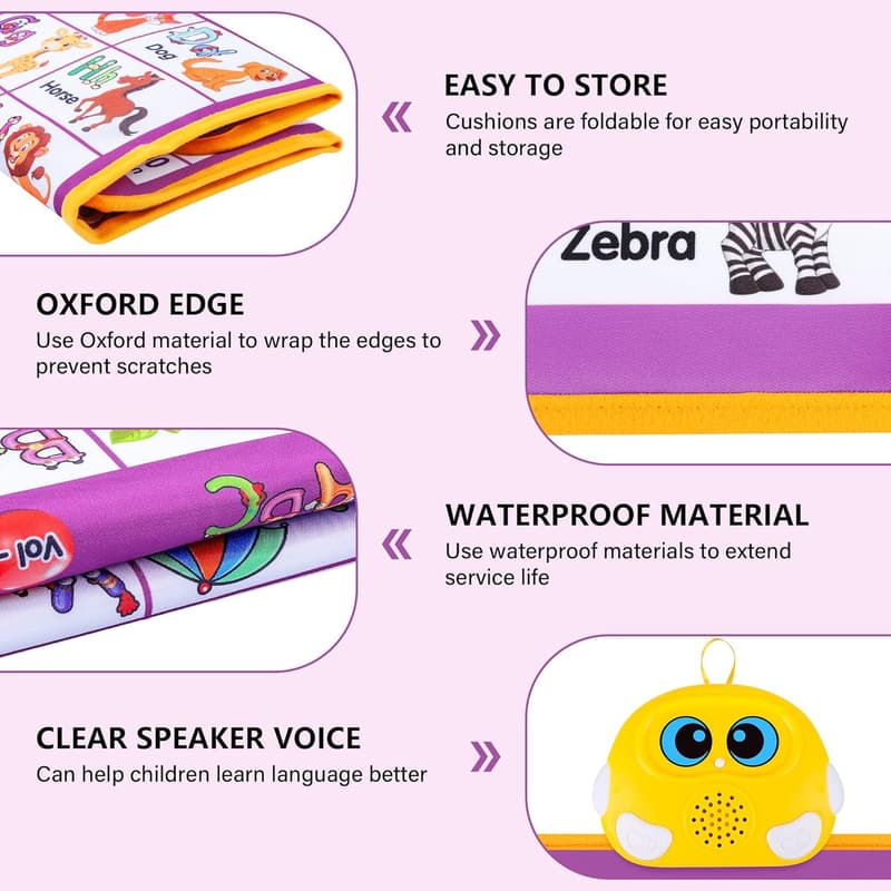Interactive ABC Music Wall Chart for Toddlers - Educational Gift