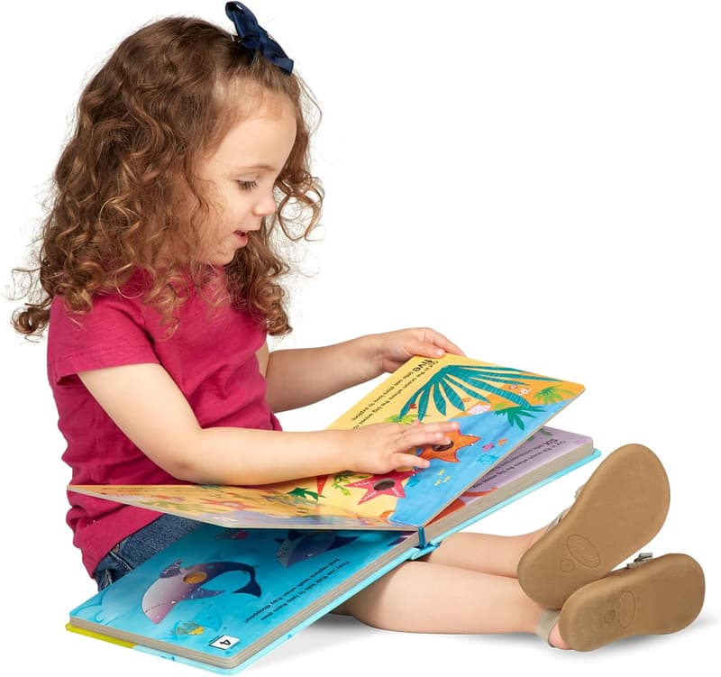 Children's Board Book - Poke-a-Dot: Who’s in the Ocean