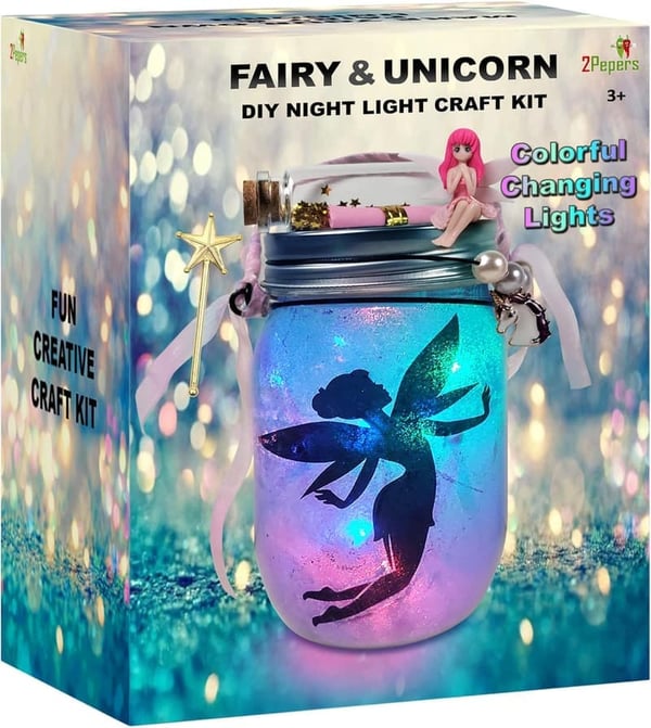 DIY Unicorn & Fairy Lantern Craft Kit for Girls' Birthday