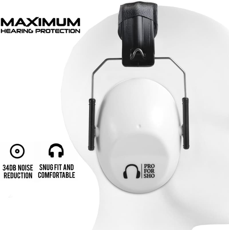 34dB NRR Hearing Protection Ear Muffs for Shooting & Work