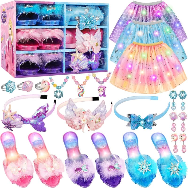 Princess Dress-Up Boutique Role Play Set for Girls 3-6