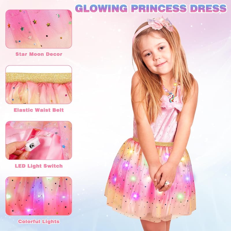 Princess Dress-Up Boutique Role Play Set for Girls 3-6