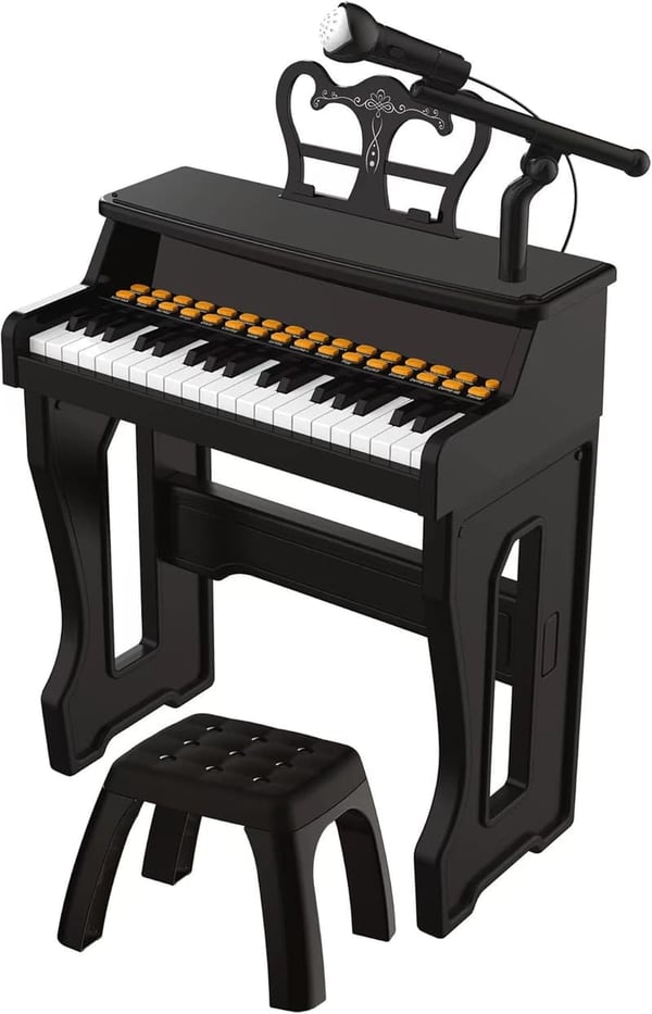 Children's Toy Piano - 37-Key Musical Keyboard for Ages 3-7