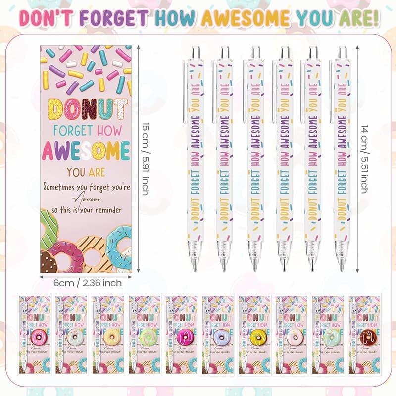 Employee Appreciation Gift Set: Bulk Pens, Stress Balls & Cards