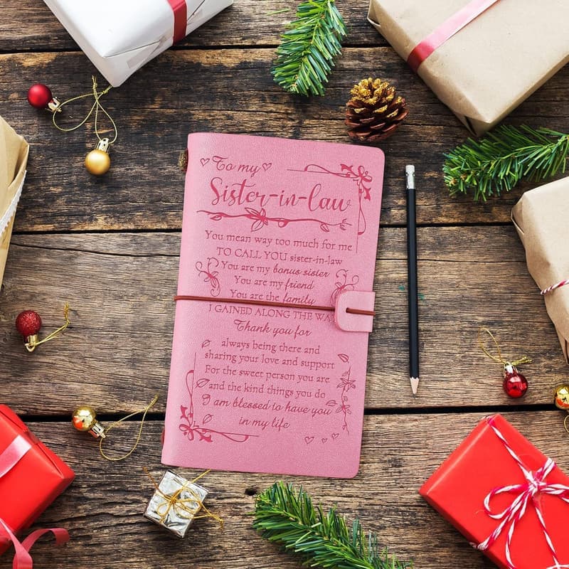 Sister-in-Law Gifts: Leather Refillable Journal for Special Occasions