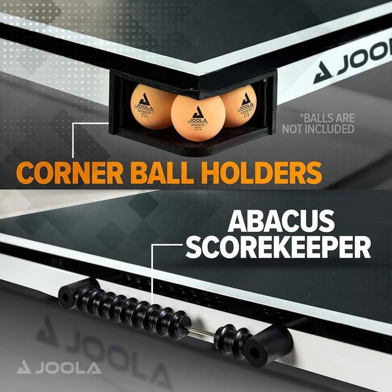 JOOLA Rally TL Indoor Ping Pong Table with Quick Clamp Net