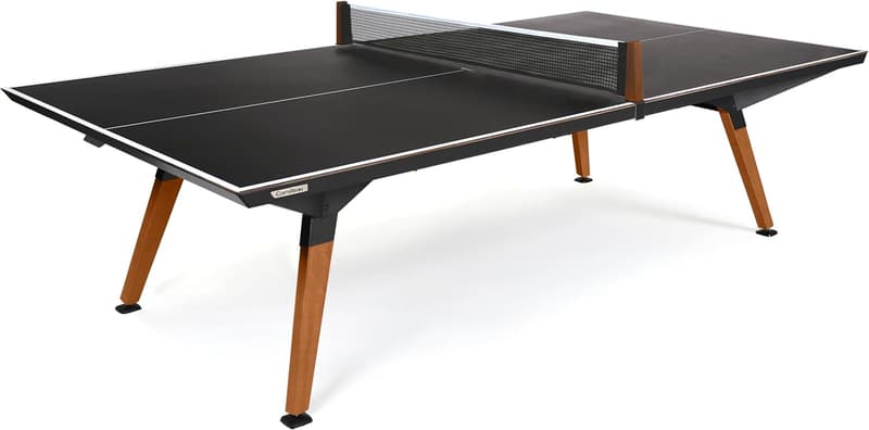 Convertible Black Outdoor Ping-Pong Table - Made in France