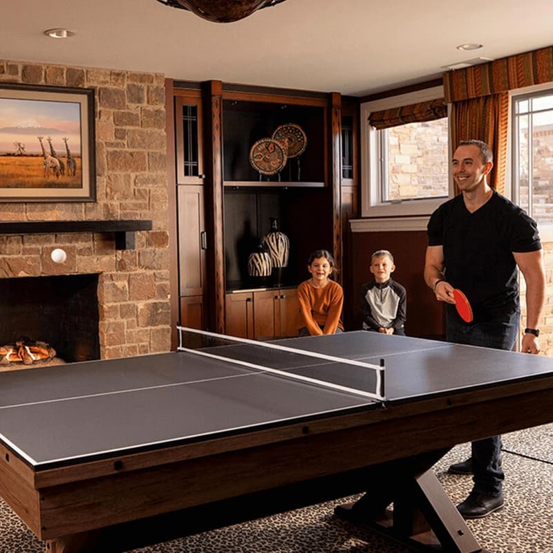 7 FT Multi-Game Pool Table with Dining Top & Accessories