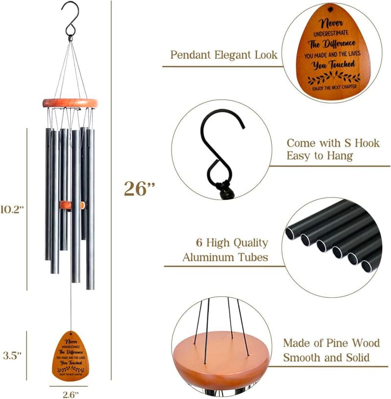 Goodbye Wind Chimes for Coworkers and Friends Moving Away