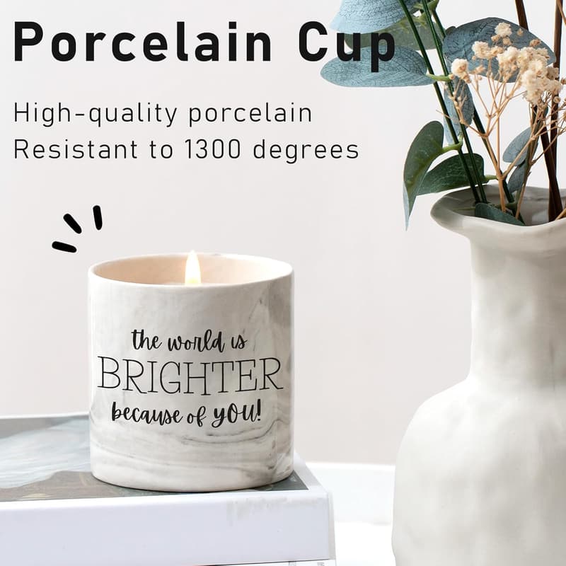Lavender Candle Gift for Women - 6 Oz Inspirational Candle