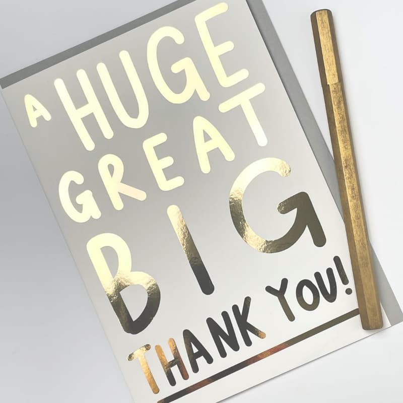 Thank You Card for Colleague - Blank Inside