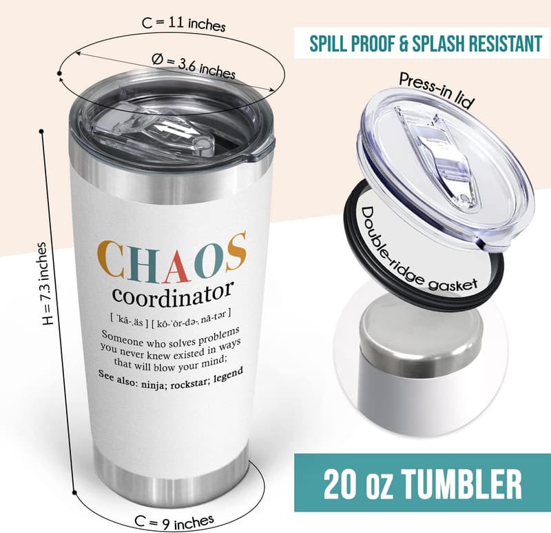 Employee Appreciation Stainless Steel Tumbler for Women