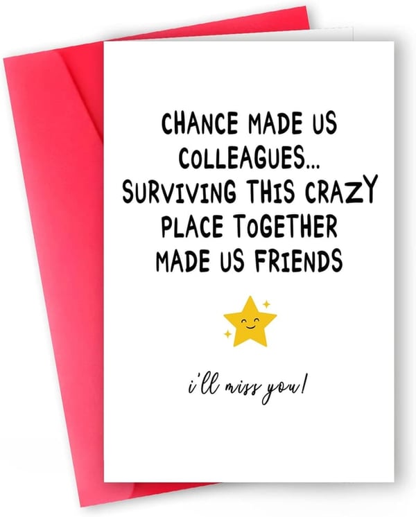 Goodbye Cards for Colleagues - Funny & Cute Designs