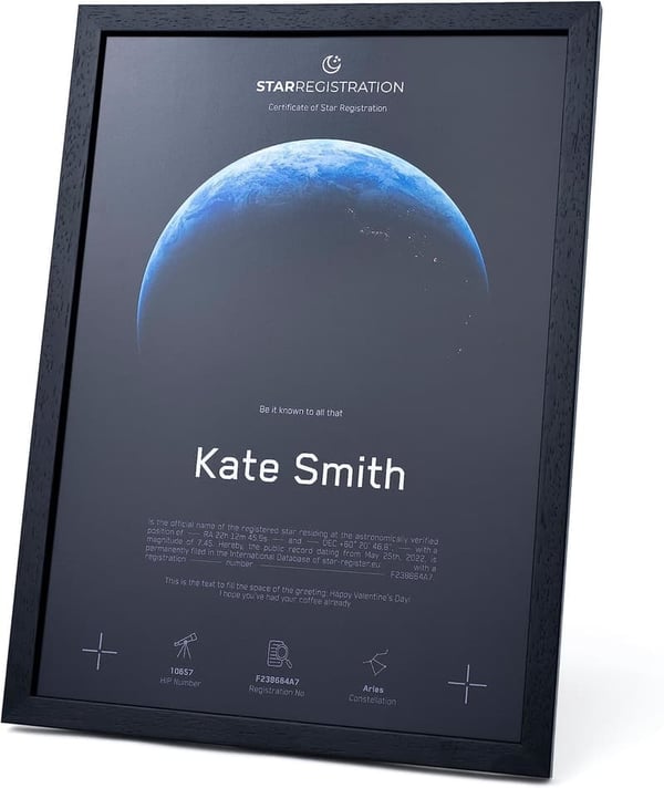 Anniversary Star Naming - Personalized Gift Box for Couples