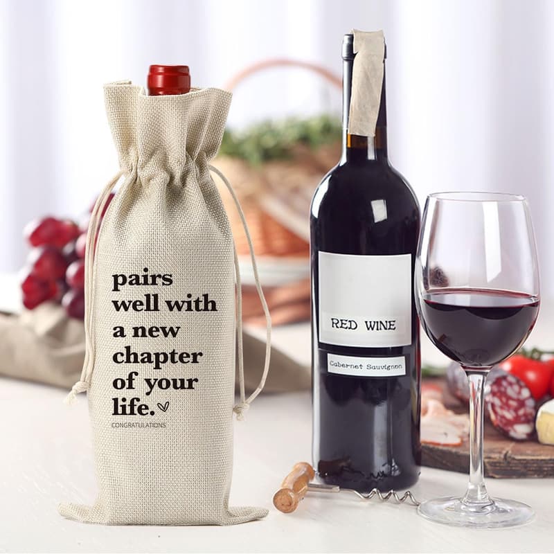 New Beginnings Wine Bag - Farewell Gift for Friends & Coworkers