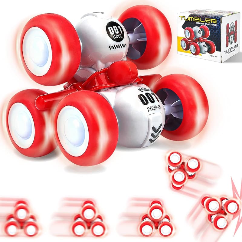 360° Rotating Inertia Stunt Car Toy for Kids Age 3-6