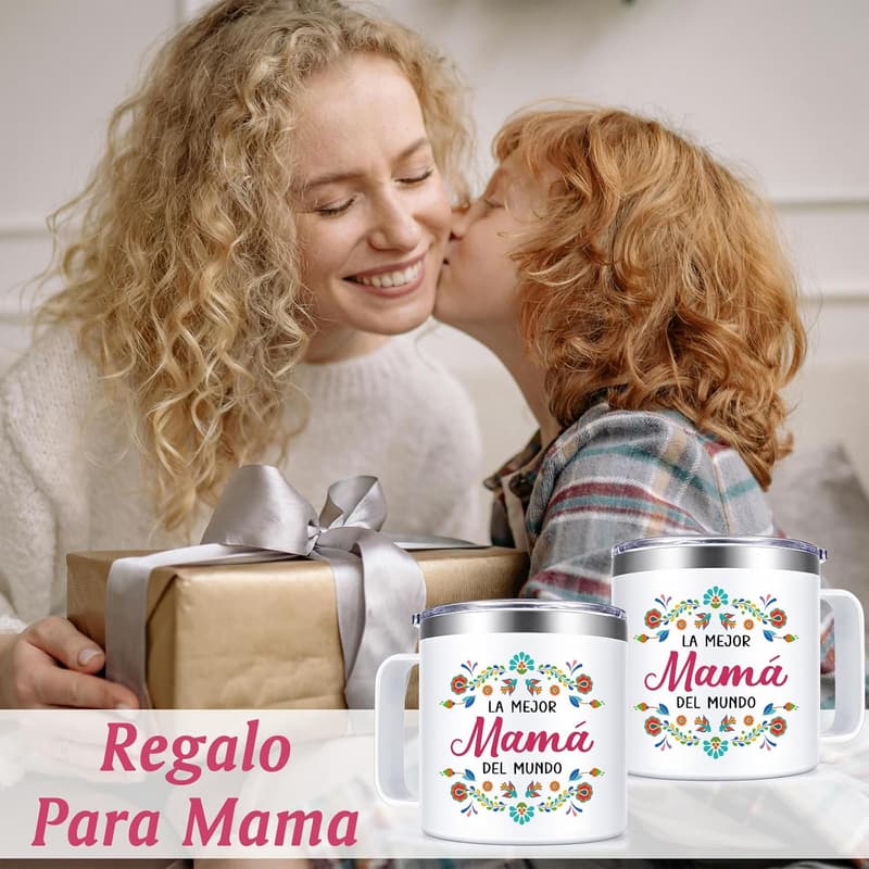 Mother's Day Stainless Steel Coffee Mug for Mom - 14oz