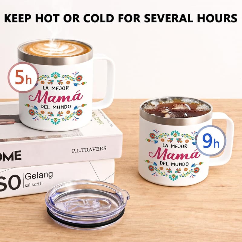 Mother's Day Stainless Steel Coffee Mug for Mom - 14oz