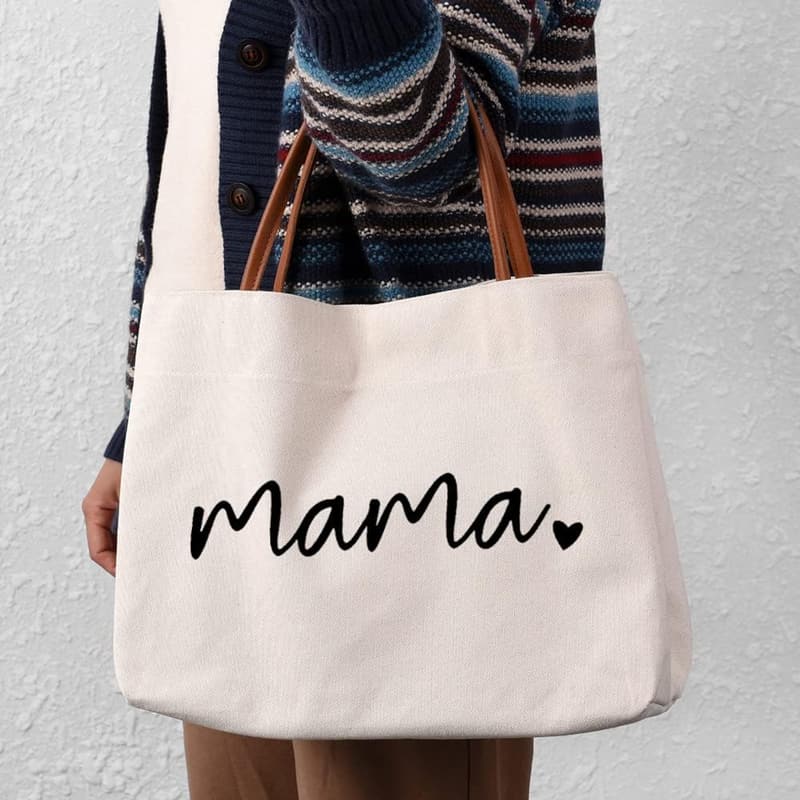 Mom Tote Bag for Hospital, Shopping, Beach & Travel