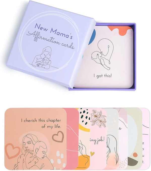 New Mom Affirmation Cards for Postpartum Self-Care