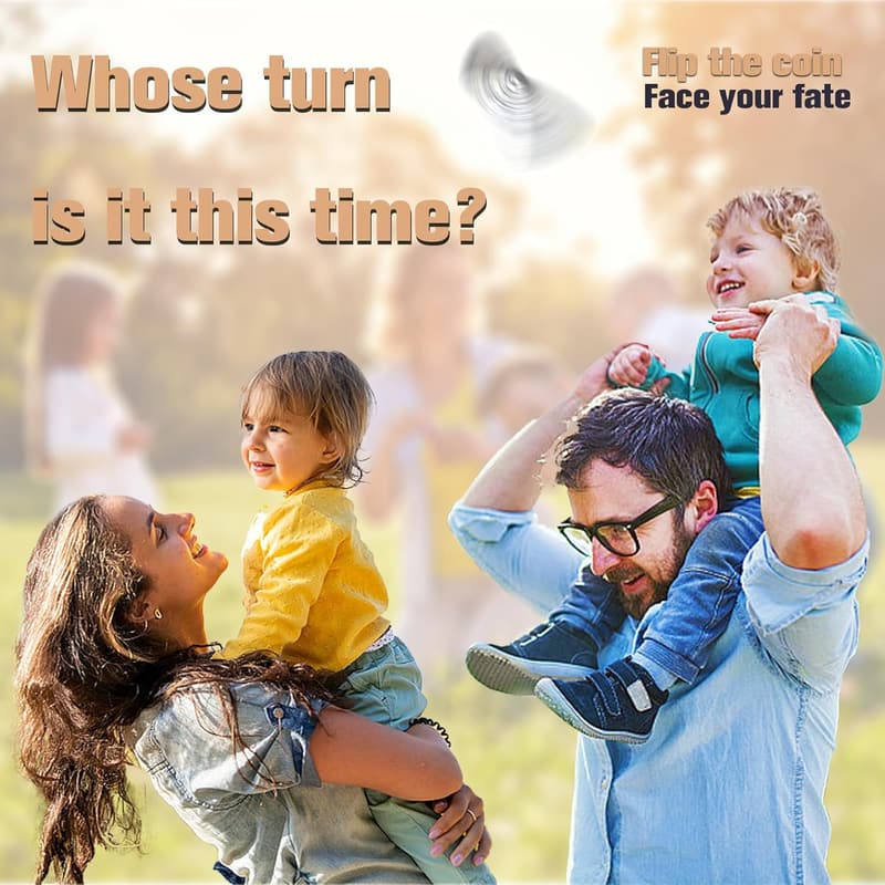 New Baby Gifts for Couples - Funny Decision Coins for Parents