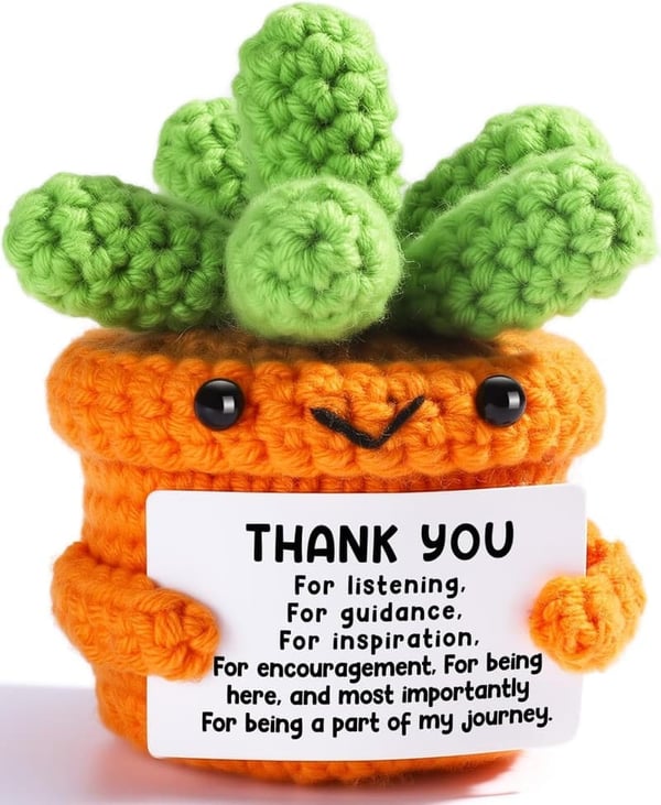 Teacher Appreciation Mini Gifts - Handmade Crochet Succulents